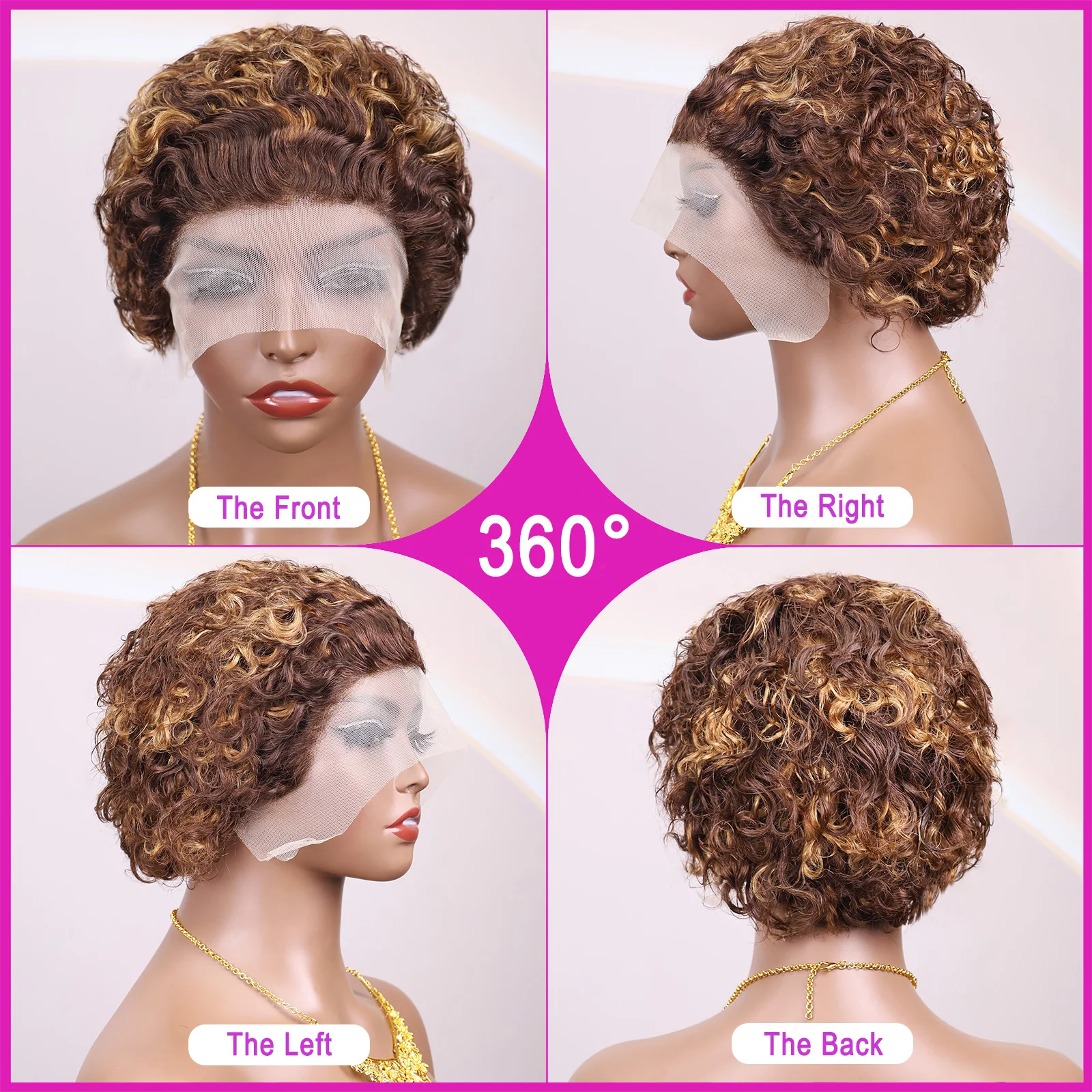 Luxexuan Curly Hair Wig 7