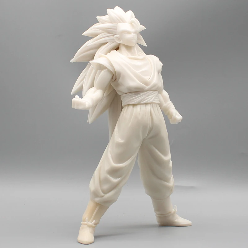 Dragon Ball Z White Film Goku Trunks Anime Figure Super Saiyan 4 Figure Ssj4 Gk Figurine Pvc Statue Model Doll Giocattoli Da Collezione