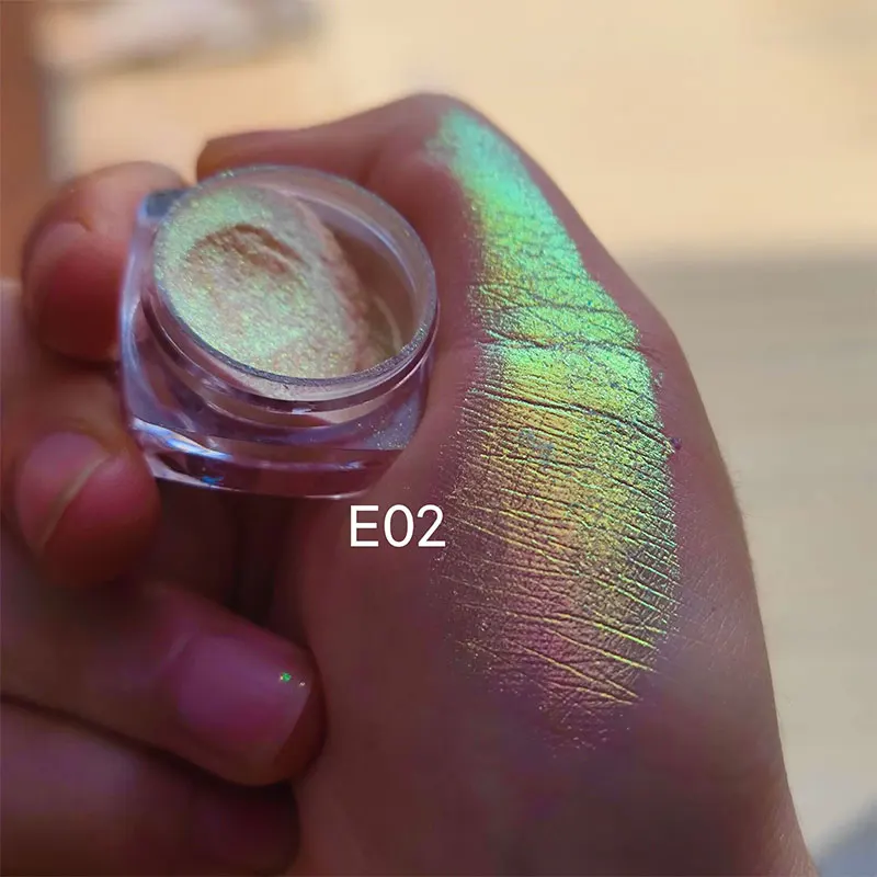 MultiChrome Shifting Pigments Chameleon Eyeshadow Duochrome Chameleon  Eyeshadow Infinite Chrome Shining Eyeshadow Net 0.2g - AliExpress