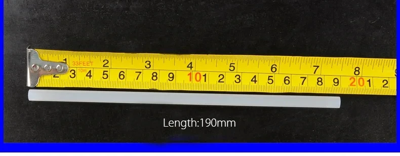 무독성 접착 공예 스틱, Desinger 전동 공구, 핫멜트 접착제 스틱, 도매 7mm X190 mm, 1.5kg