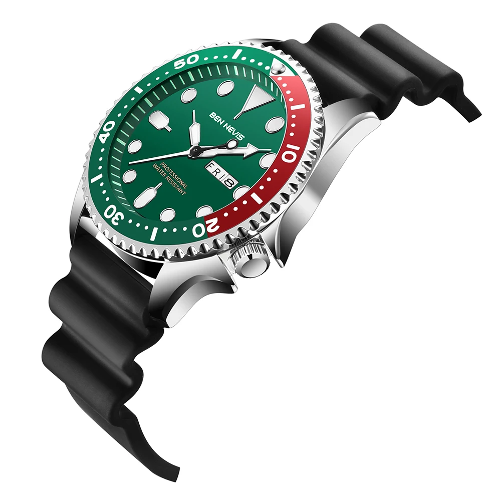 New Fashion Men Watch Ben Nevis Luxury Top Brand Quartz Watches Mens Waterproof Date Sports Luminous Bussiness Wristwatch