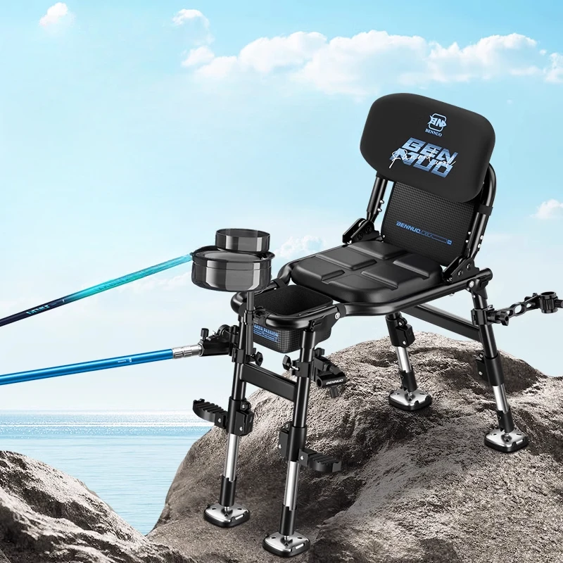 CD16 Lightweight Fishing Chair Portable Chair All-Terrain Fishing Seat Strong Load-Bearing Ideal for Outdoor Adventures