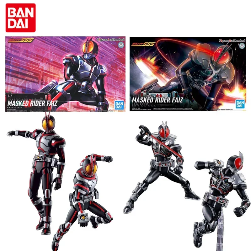 

Bandai Genuine Kamen Rider Anime Figure Figure-rise Masked Rider Faiz Action Toys for Boys Girls Kids Gift Collectible Model