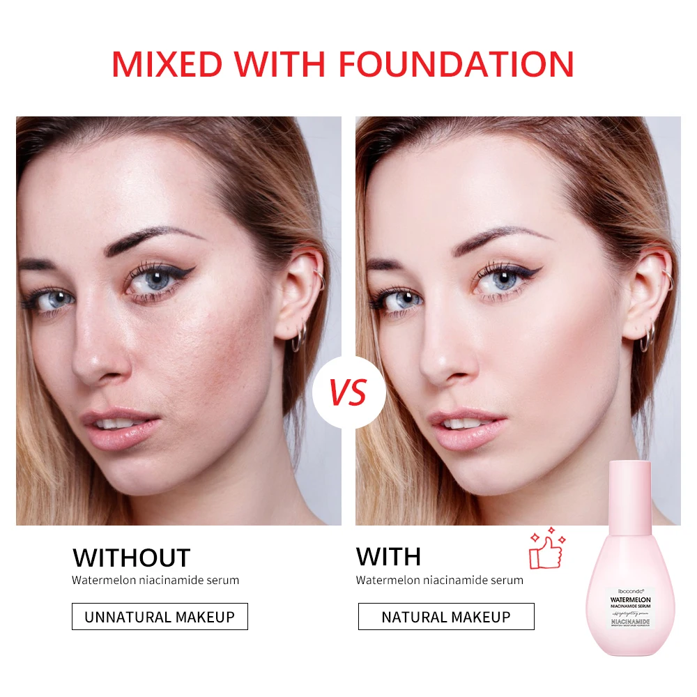 ibcccndc New Watermelon nicotinamide Light Bulb Essence Moisturizing Skin Brightening Face Brightening Essence 3