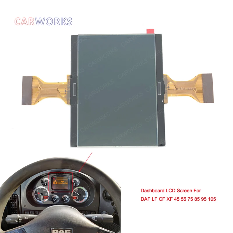 Dashboard LCD Screen for DAF LF CF XF 45 55 75 85 95 105 Speedmeter Pixel Repair Instrument Cluster LCD Display lcd display instrument cluster display speed limit emulator display