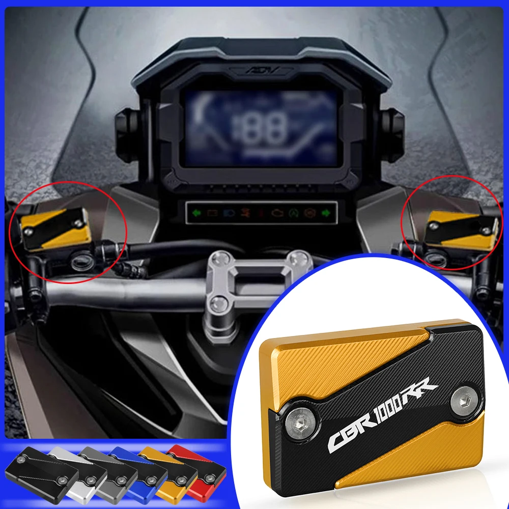 

Motorcycle Accessories Front Rear Brake Fluid Reservoir Cap Decorative Cover For Honda CBR1000RR CBR 1000 RR 2004 2005 2006 2007