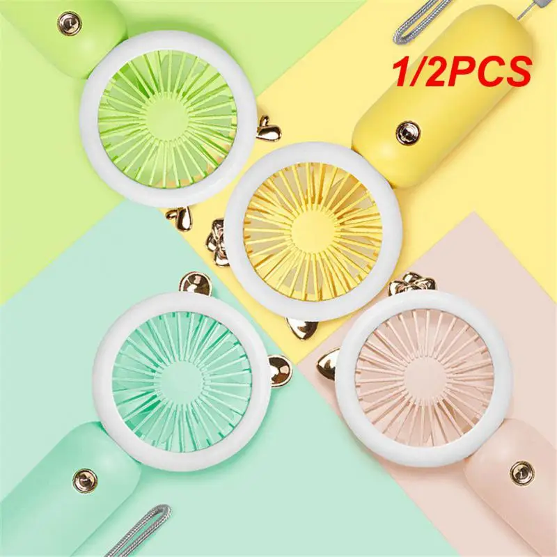 

Портативный Usb-вентилятор, перезаряжаемый мини-вентилятор для путешествий и покупок, ручной вентилятор с сильным ветром, карманный охладитель воздуха со штативной подсветкой