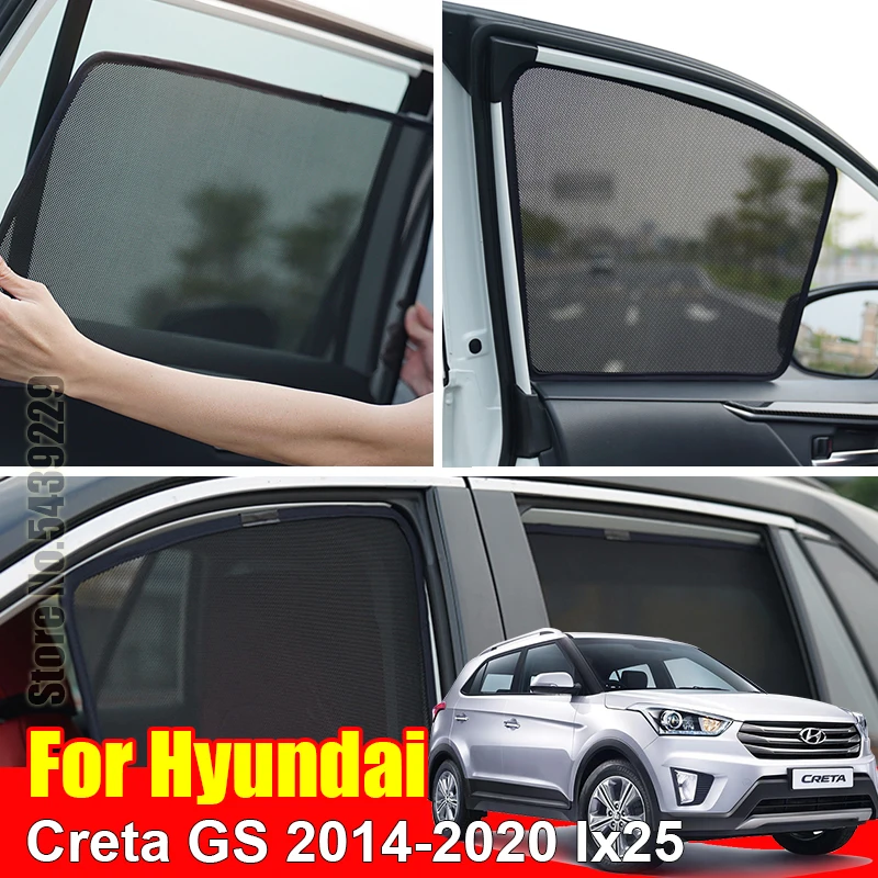 for Hyundai Creta ix25 Cantus 2014-2019 Window Sun Visor Vent Shades Rain Guard