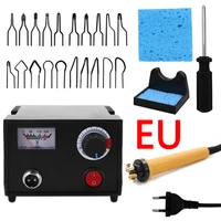 Wood Burner Pyrography Pen Burning Machine Gourd Crafts Tool Set With Welding Wire Top Adjustable Temperature 1