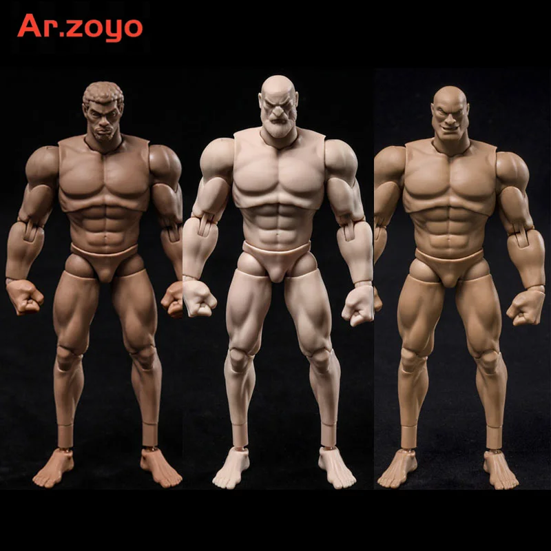 TAKETHAT X CRAZY FIGURE TC001 1/12 Strong Muscle Joint Body 17cm Male