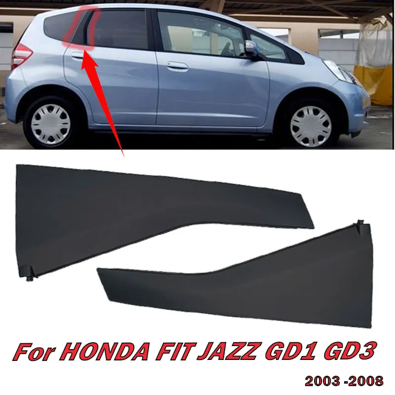 Battitacco In Acciaio Inossidabile Per Honda Jazz GD-GR-GS 2001-2025 - Set 4 Pezzi, AntiGraffio, Con Adesivo
