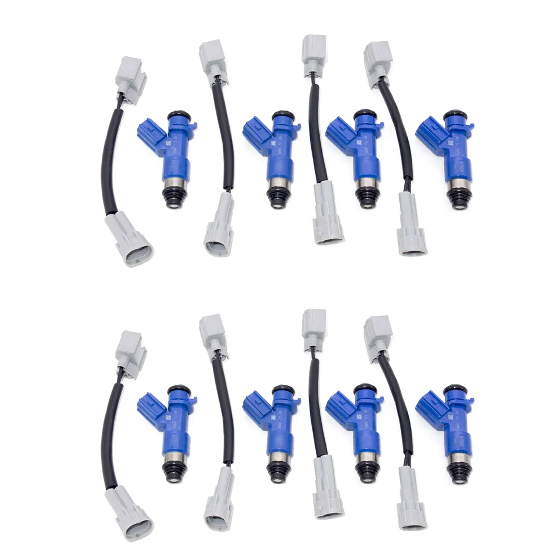 8Pcs 16450 RWC A01 410Cc Fuel Injector Nozzle with Plugs Connectors for