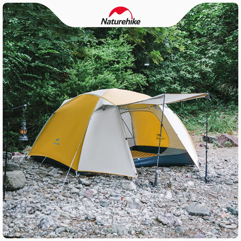 

Naturehike Ultralight Hiking Tent Outdoor Portable Rain and Sun Protection Easy to Build 2-3 Person Camping Tent