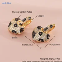 Leopard Heart Earrings 4