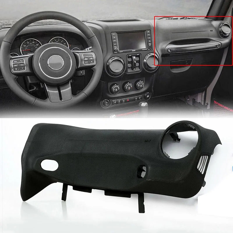 5QZ89DX9AB Black Passenger Instrument Panel Dashboard Cover Trim