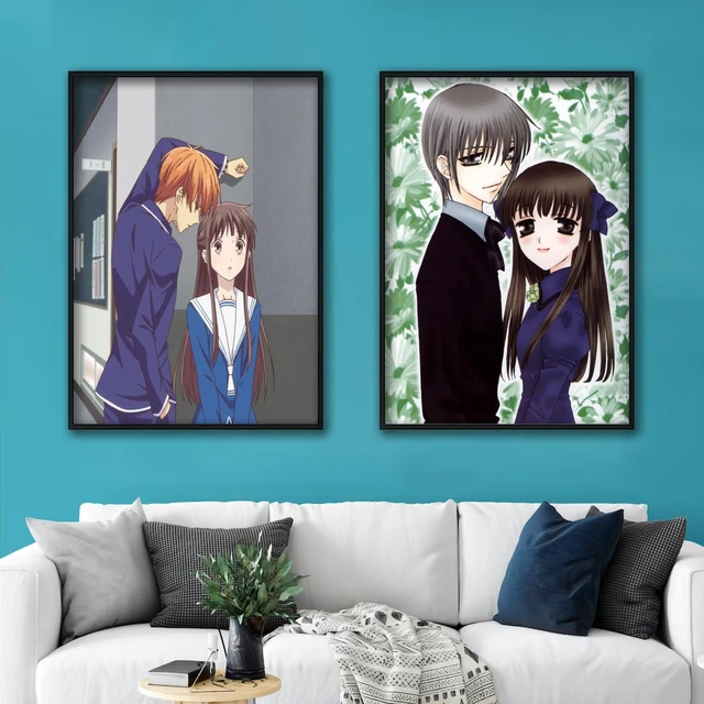 Unframed Printed 2023 Calendar Japanese Anime Fruits Basket Poster Canvas  Modern Oil Painting Art Home Wall Decal