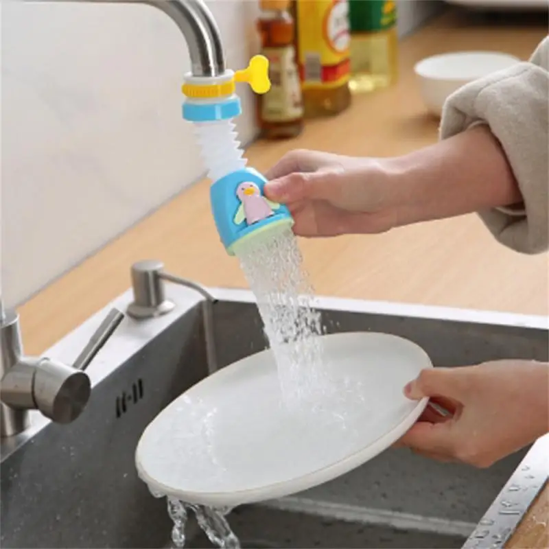 

Scalable Boxed Adjustable Tightness Waterproof Splash Simple Security Kitchen Rotatable 58 Grams General Home Furnishing Faucet
