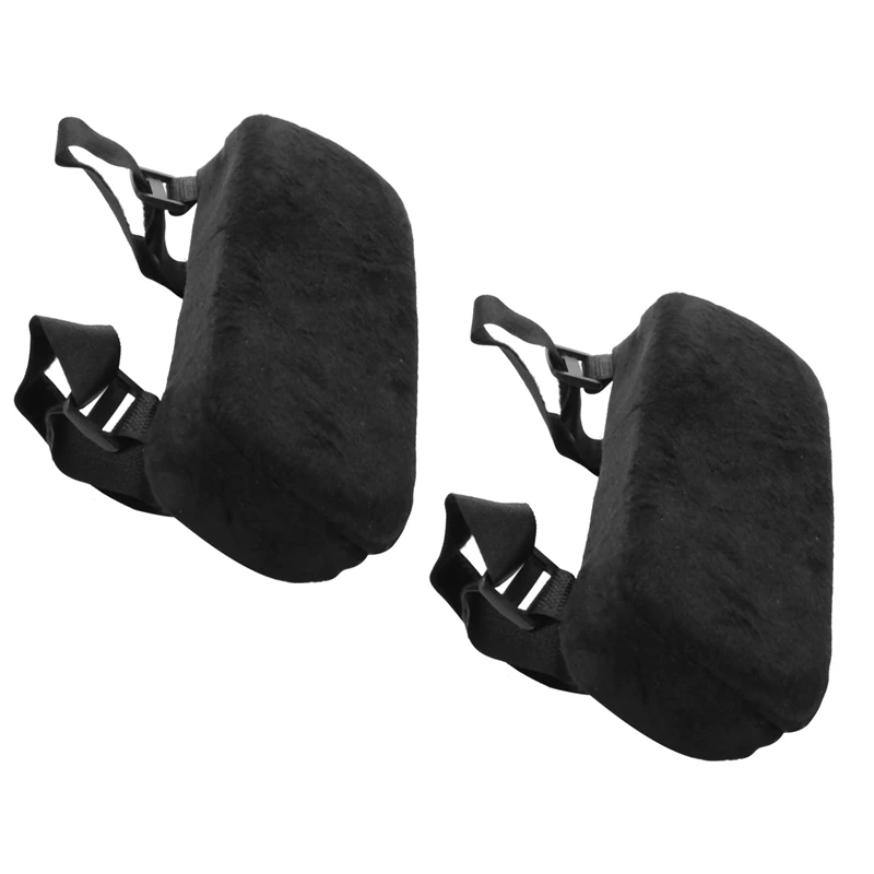 

2Pcs Chair Armrest Pad Memory Foam Comfy Office Chair Arm Rest Cover For Elbows