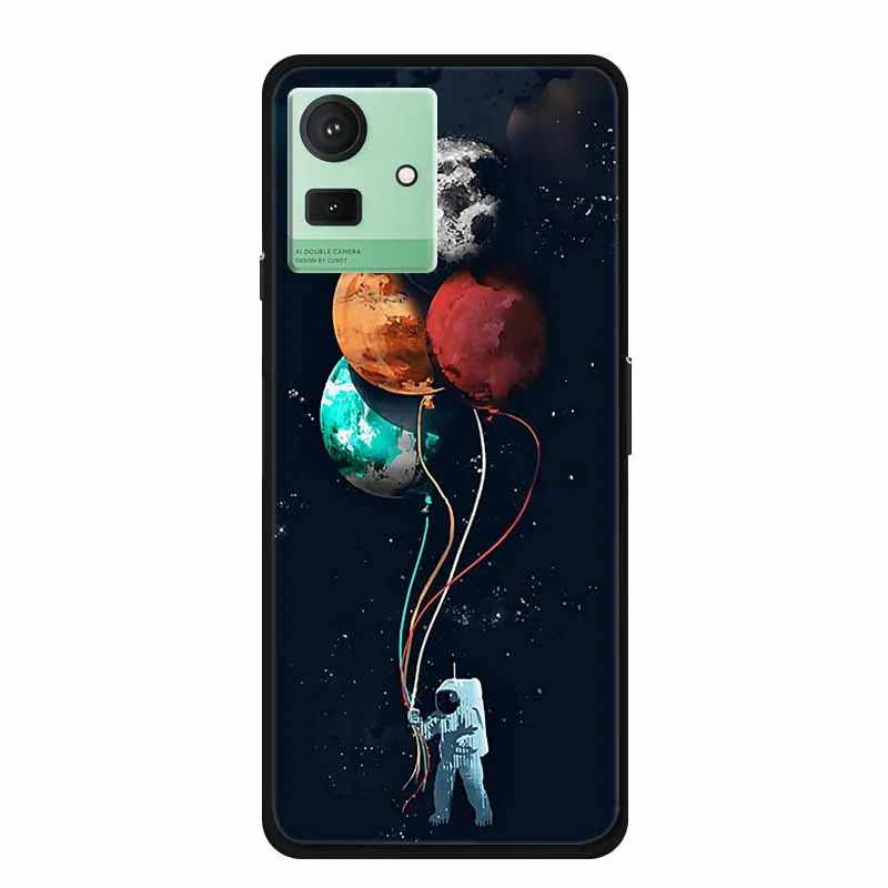 Luxury Cat Cartoon Silicone Shockproof Case - Soft TPU Bumper Cover