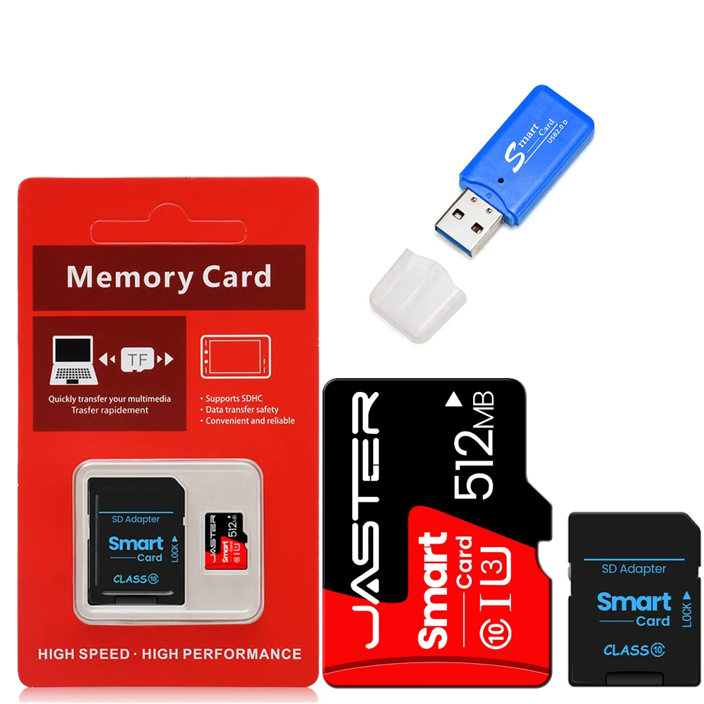 Smart SD Card 512MB Class 10 High Speed Smart sd Mini Card for Phones and Camera Real Capacity 64MB 256MB 128MB Memory Card