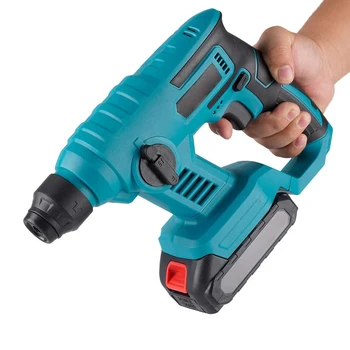 충전식 전기 해머 무선 다기능 해머 임팩트 드릴 장식 팀 전동 공구, Makita 21V 배터리
