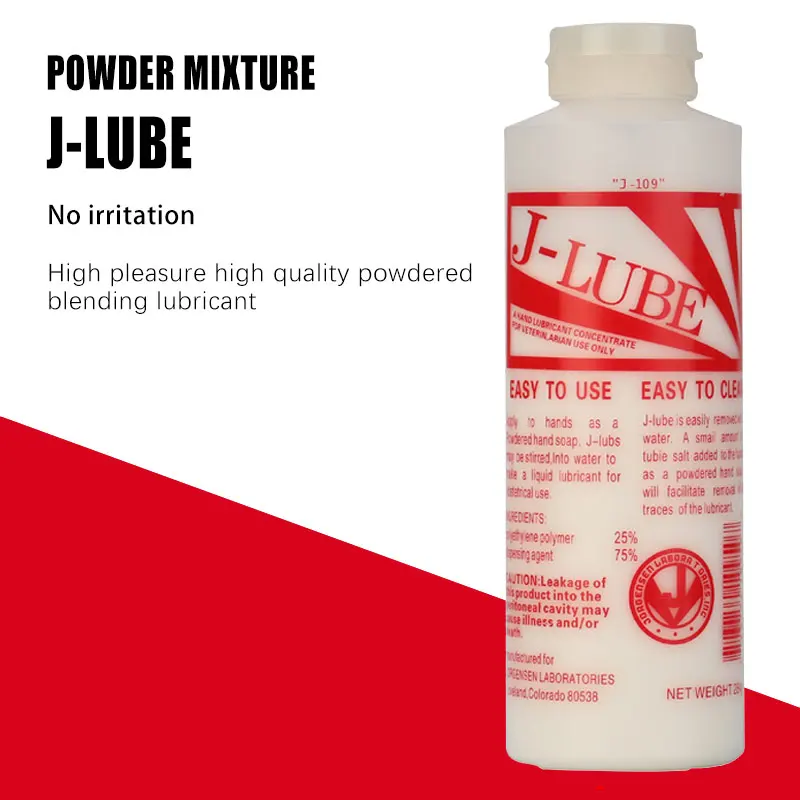 2 Bottles REAL J-Lube JLube Powder Lubricant