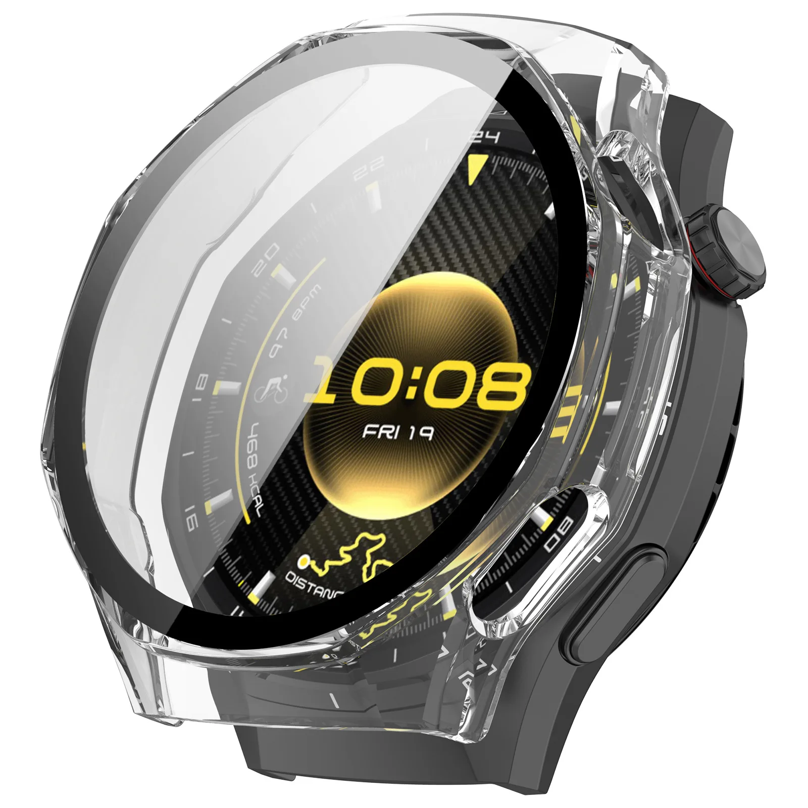 Enhanced Protective Watch Case with Screen Protector - Durable 2-in-1 Shell + Tempered Glass Film