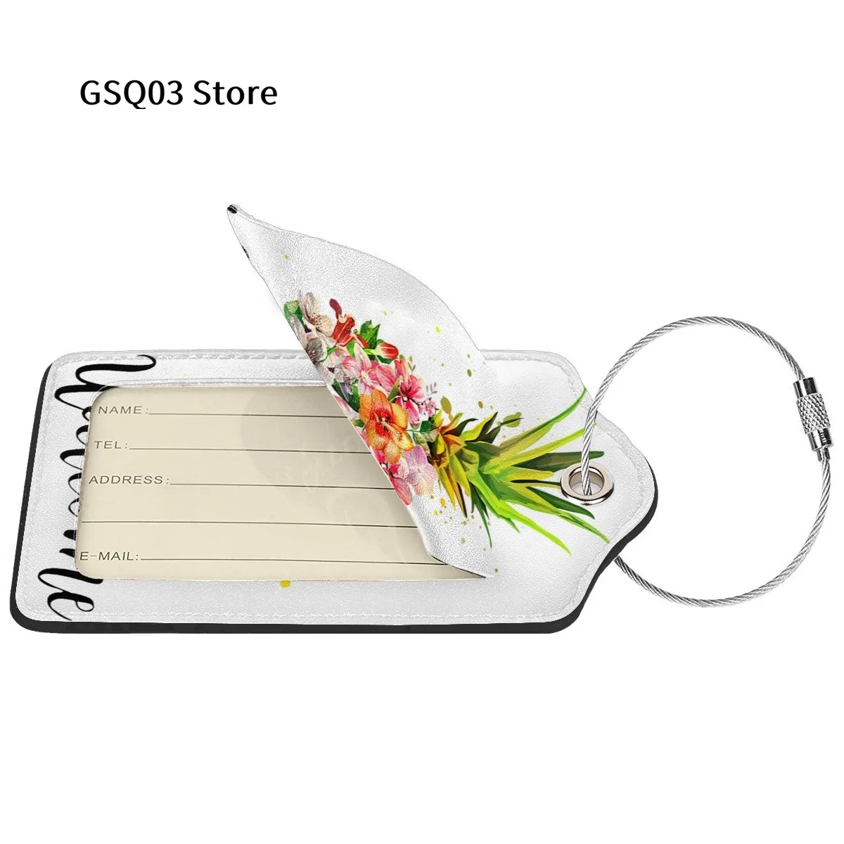 Рисунок 2 - Абстрактная кожаная бирка для чемоданов