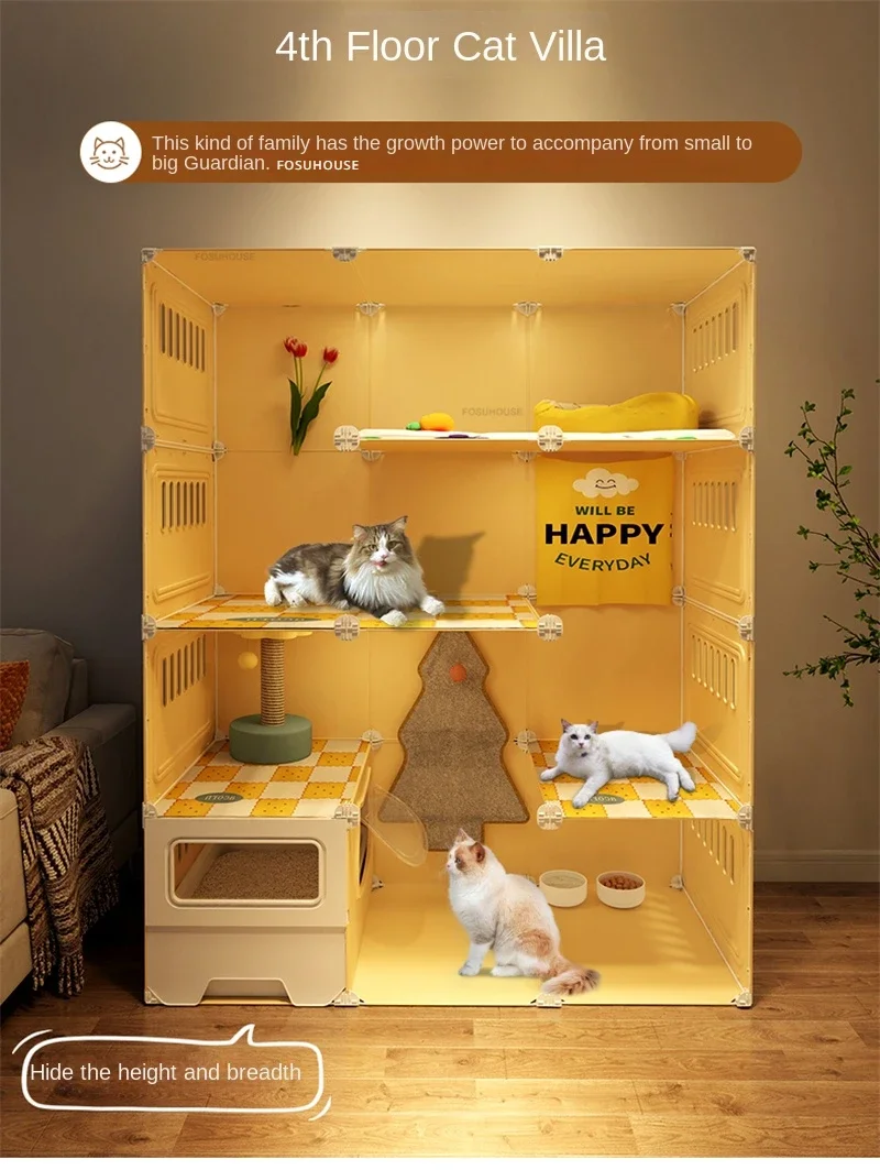 小さな猫の家 猫ケージ 猫別荘 3階建て スーパー4階建て 猫ケージ 猫の巣 トイレ付き キャットハウス 猫登りフレーム 豪華な猫ハ 小さな猫の家  猫ケージ 猫別荘 3階建て スーパー4階建て 猫ケージ 猫の巣 トイレ付き キャットハウス 猫登りフレーム 豪華な猫ハ 猫の家 猫 ...