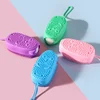 Silicone Body Scrubber Shower Exfoliating Scrub Sponge Bubble Bath Brush Massager Skin Cleaner Cleaning Pad Bathroom Accessories 1