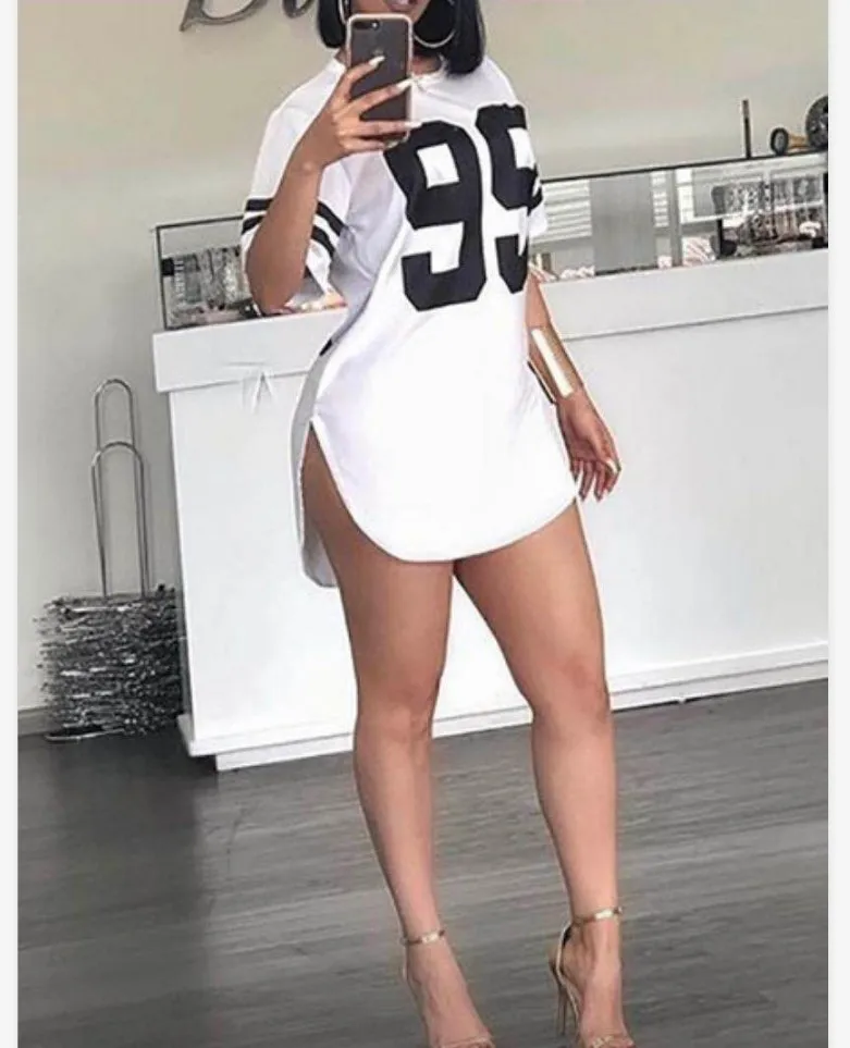 Woman's Tshirts Superior Quality spring/summer Letters Loose O Neck Short Sleeve Fashion Ladies Tops Dropshipping SJYL900 3