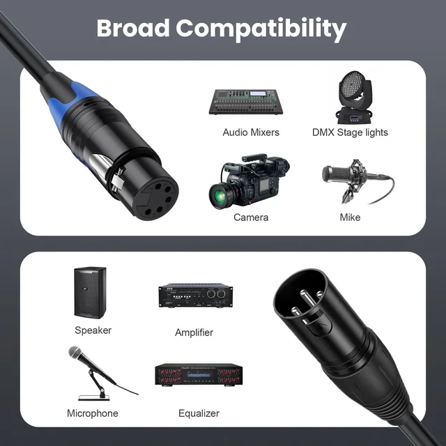 Paquete De 10 Conectores De Micrófono Jack Xlr Compac... | Cuotas Sin Interés - Foto 8