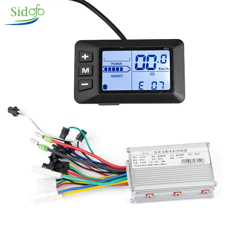 24V-48V E-Bike LCD Display Panel mit Bürstenlos Controller Set 250W DE 24V-48V E-Bike LCD Display Panel mit Bürstenlos Controller Set 250W DE