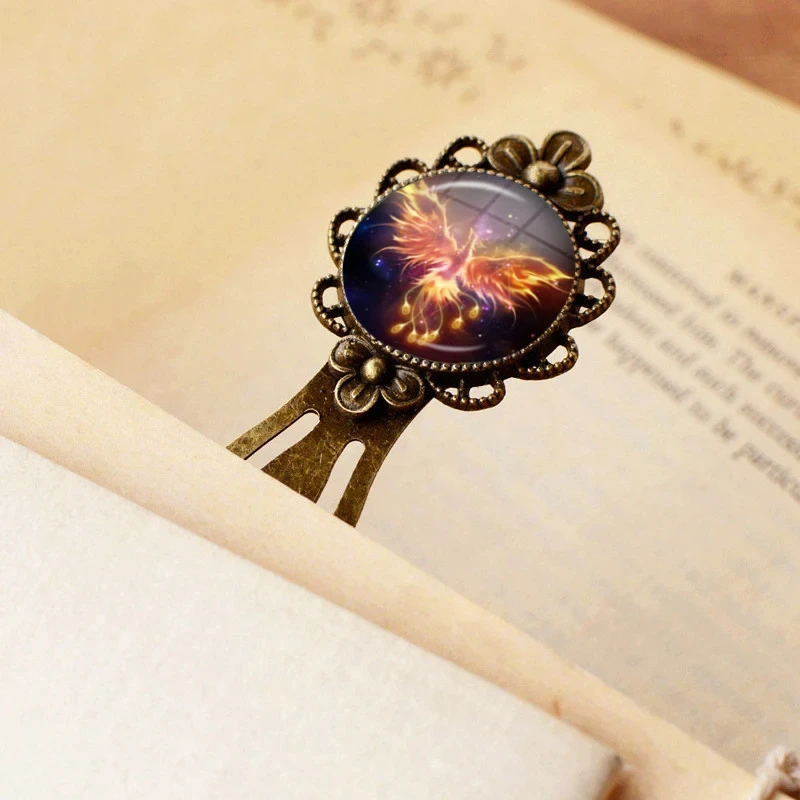 

Starry Sky Beast Phoenix Constellation Twelve Gold Saint Seiya 20mm Bookmarks Handmade Stationery Gift