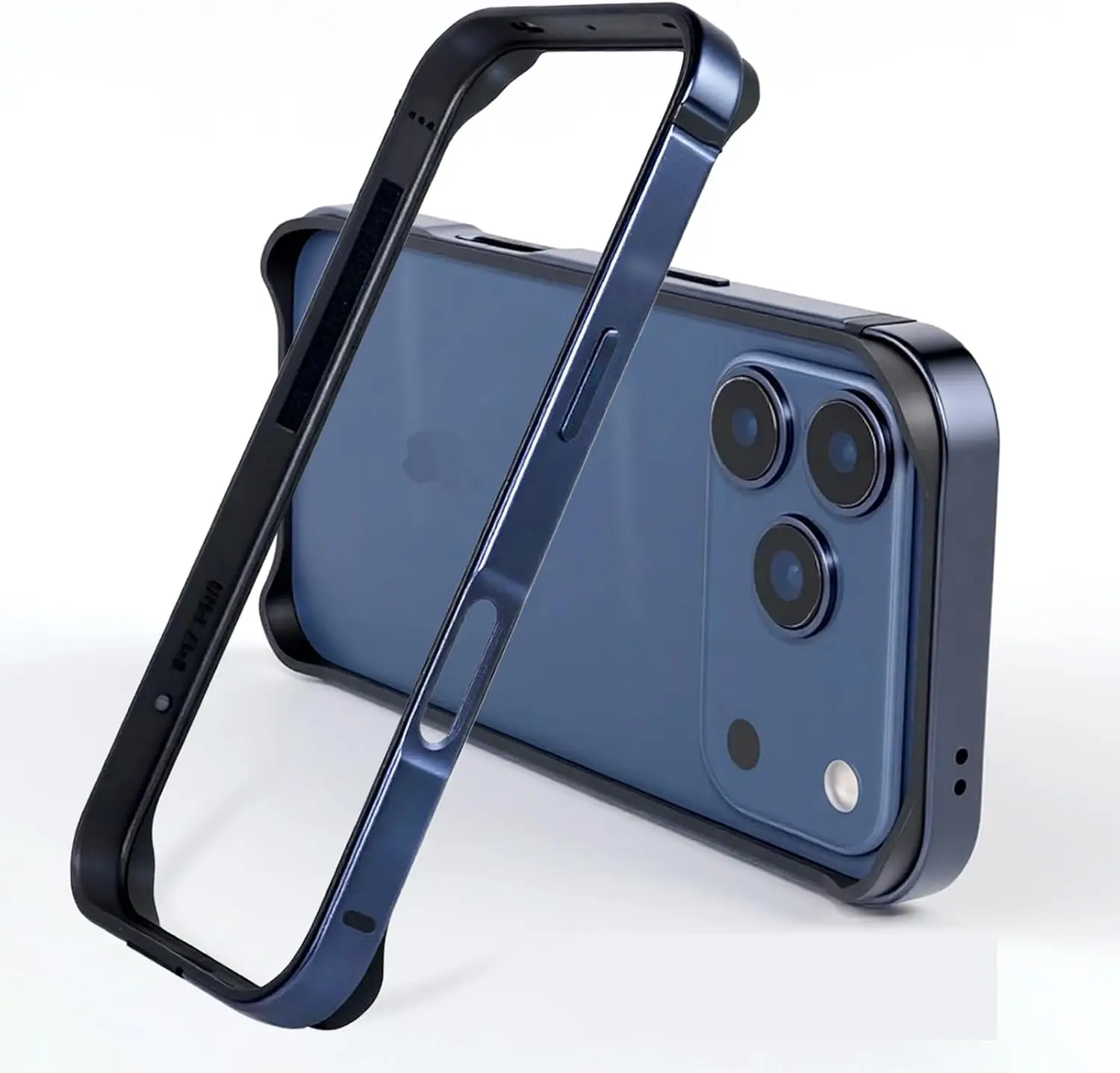 Sleek Aluminum Metal Bumper Slim Case with Soft Inner Frame Cover