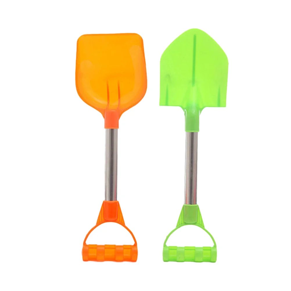 

2pcs Creative Sand Shovels Sand Dredging Portable Spade Playing Beach Toys for Children Kids