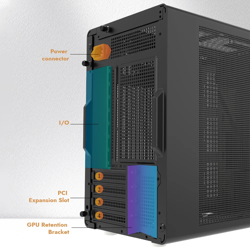 PC Case DarkFlash WD200 Portable USB3.0 Type-C Walnut Wood Nas Mini Matx ITX Gaming Computer