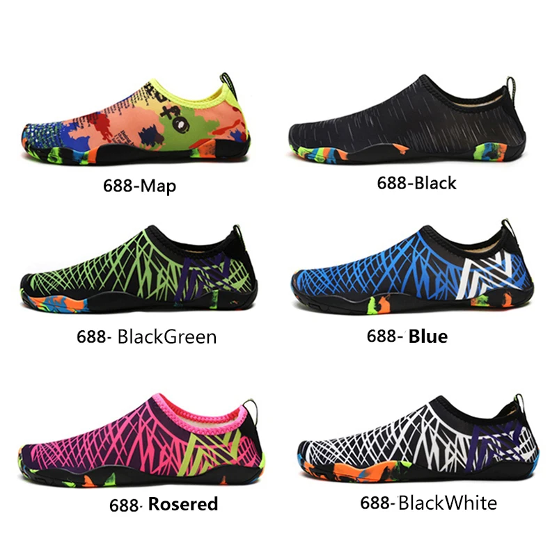 Description Picture 5 of item2023Yoga Sports Water Sneakers Unisex Swimming Aqua Seaside Barefoot Slippers Surf Upstream Light Quick-Drying Beach Water Shoes