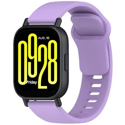 Premium Silicone Sport Strap for Smartwatch - 22mm Band, Durable and Comfortable (Purple)