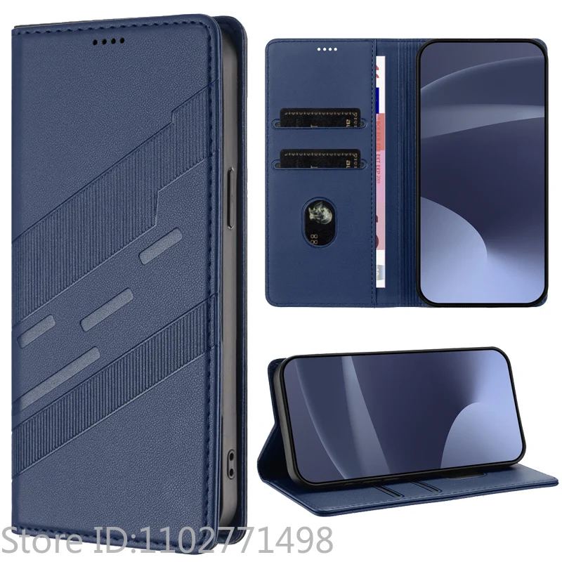 Luxury Wallet Flip Cover Phone Case - Magnetic Shockproof Leather