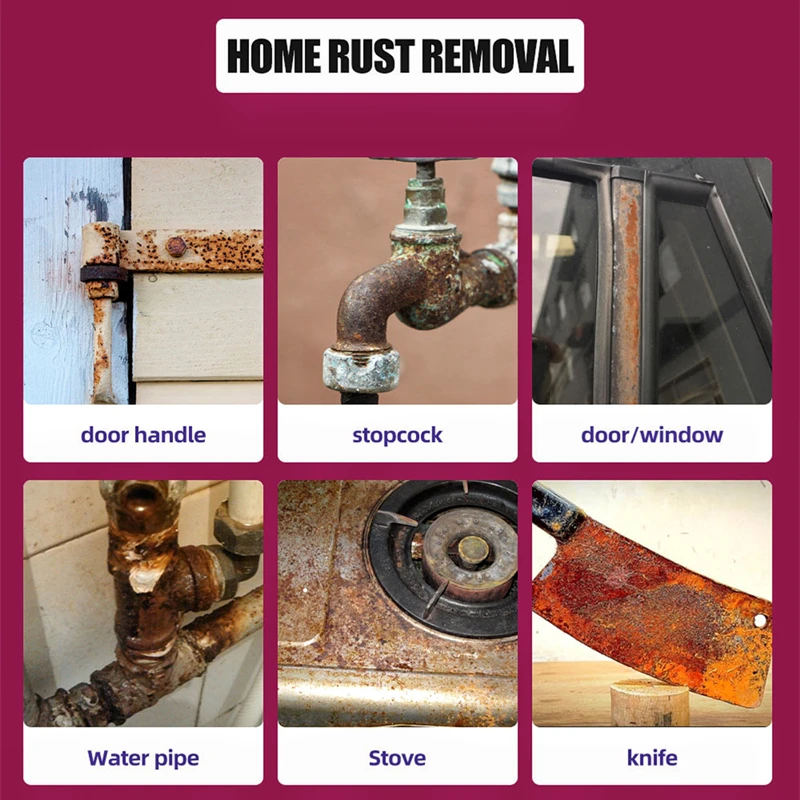 Rust Remover Car Motorcycle Faucet Bathroom Door Hub Iron Stainless Steel Polishing Refurbishing Agent