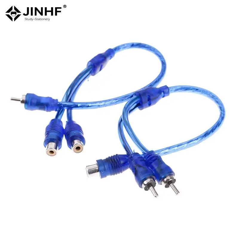 RCA Female to Male Audio Splitter Cable for Subwoofers and Speakers