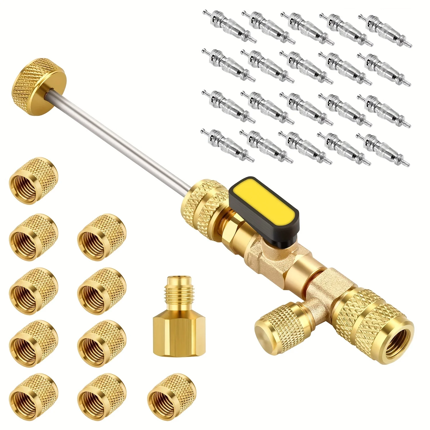 Dual-Port Valve Core Remover & Installer Tool Kit
