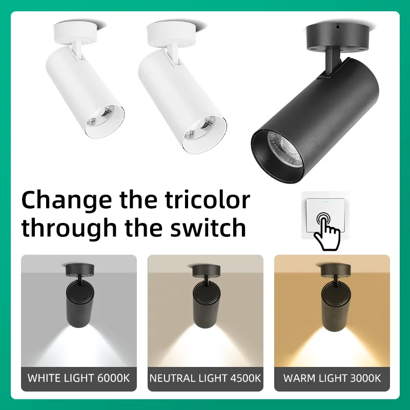 Led Spotlights 85-265V Led Downlight Surface Mounted Spot Lamps Sd92192768e3844ccac082854aa95c1ddW