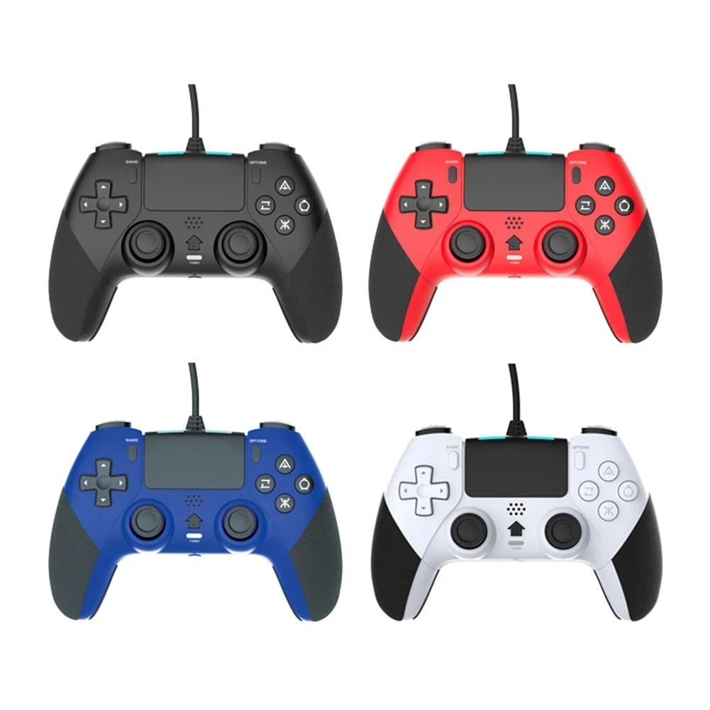NEW USB Wired Joystick for PS4 Controller For ps4 Console With vibration function six axis with back buttons