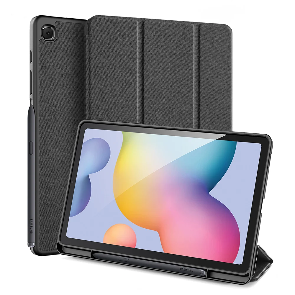 Premium Trifold Stand Tablet Case with Stylus Holder & Auto Sleep/Wake Feature