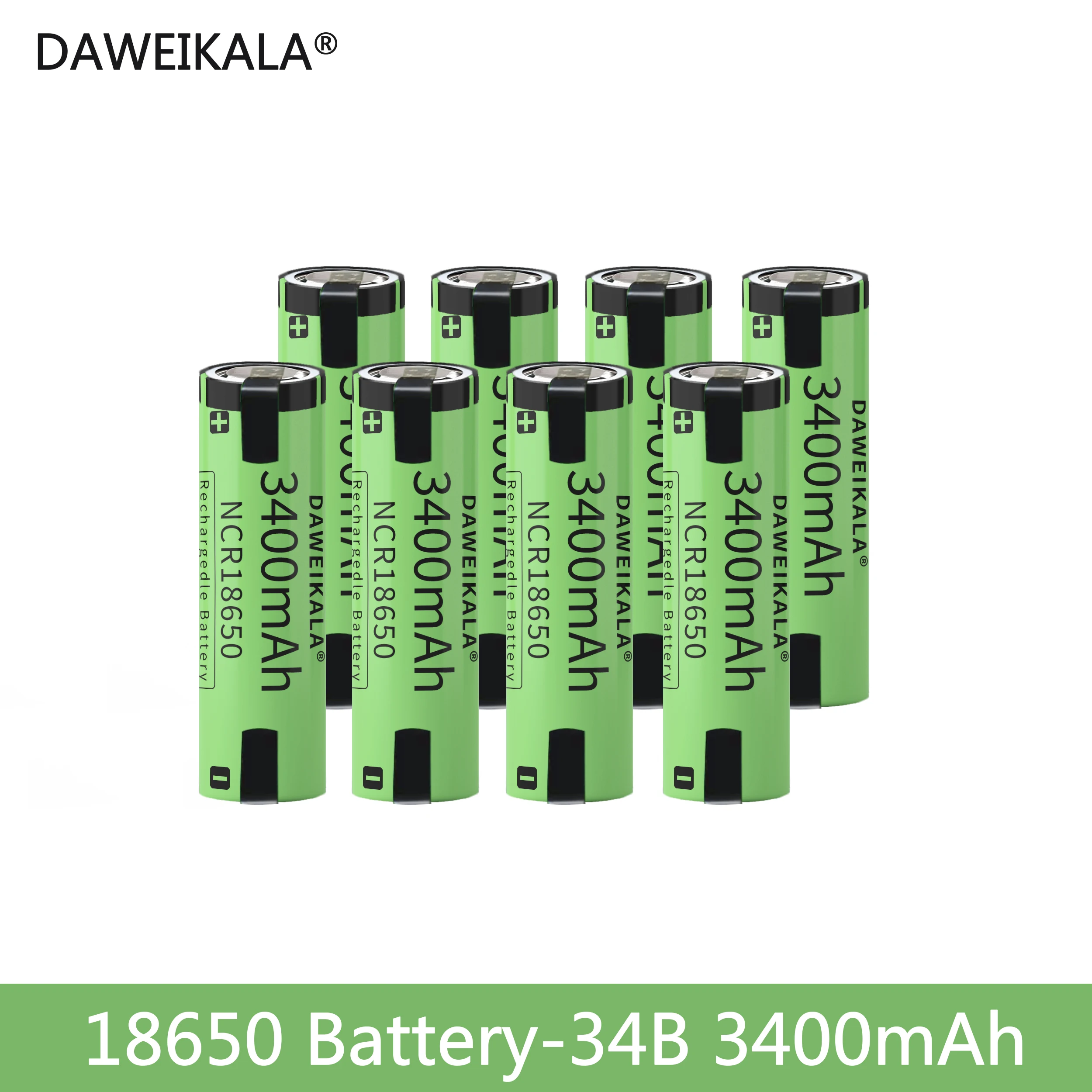 100% Оригинальный 18650B 3400 мАч аккумулятор 3,7 В литий-ионный аккумулятор 3,7 В 18650 батарея 3400 мАч + DIY Nicke + freies versшифен