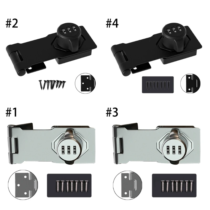 3-Digit combination locks zinc alloy password drawer cabinet security cam lock