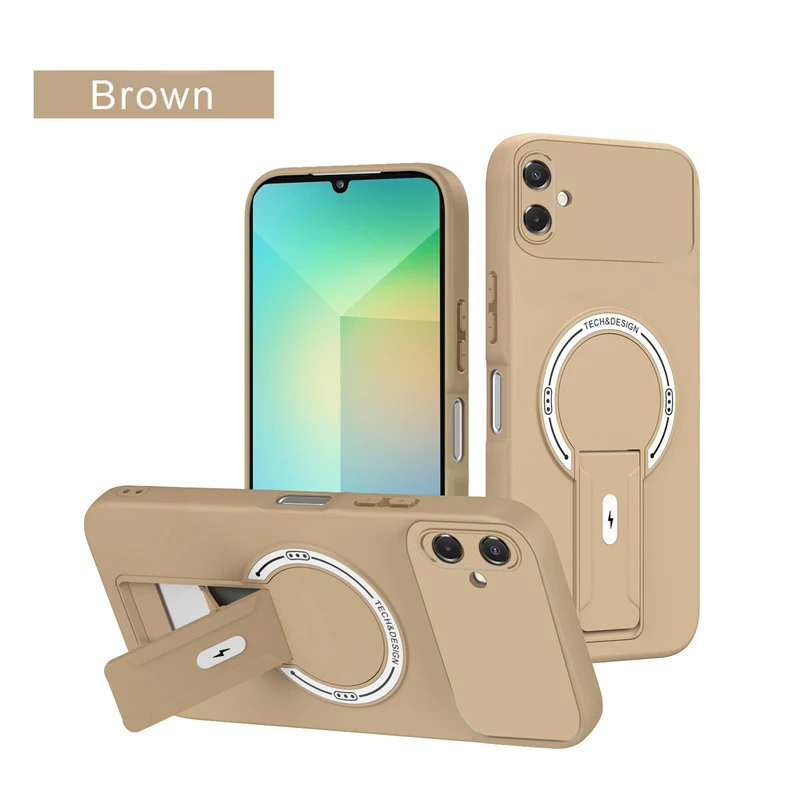 Magnetic Stand Phone Case with Rugged Protection and Sleek Design