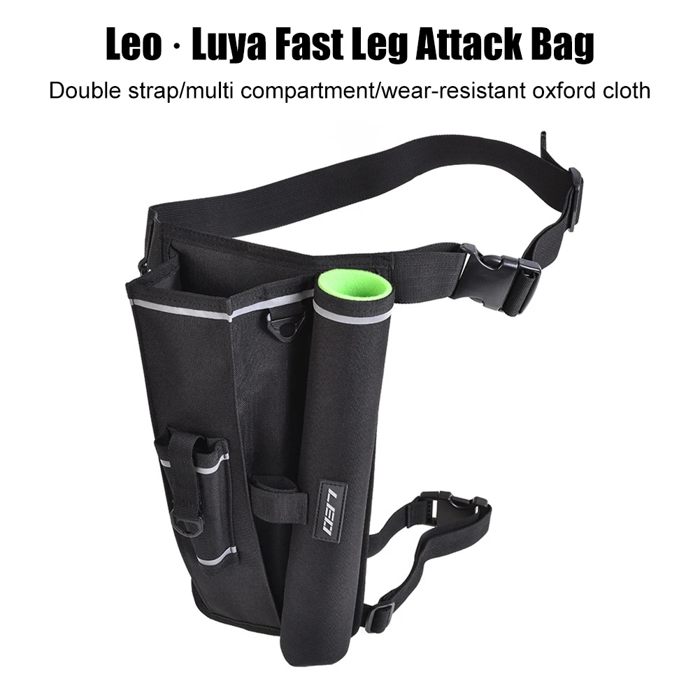 LEO Fishing Leg Bag Multifunction Fishing Rod Holder 600D Oxford Tackle